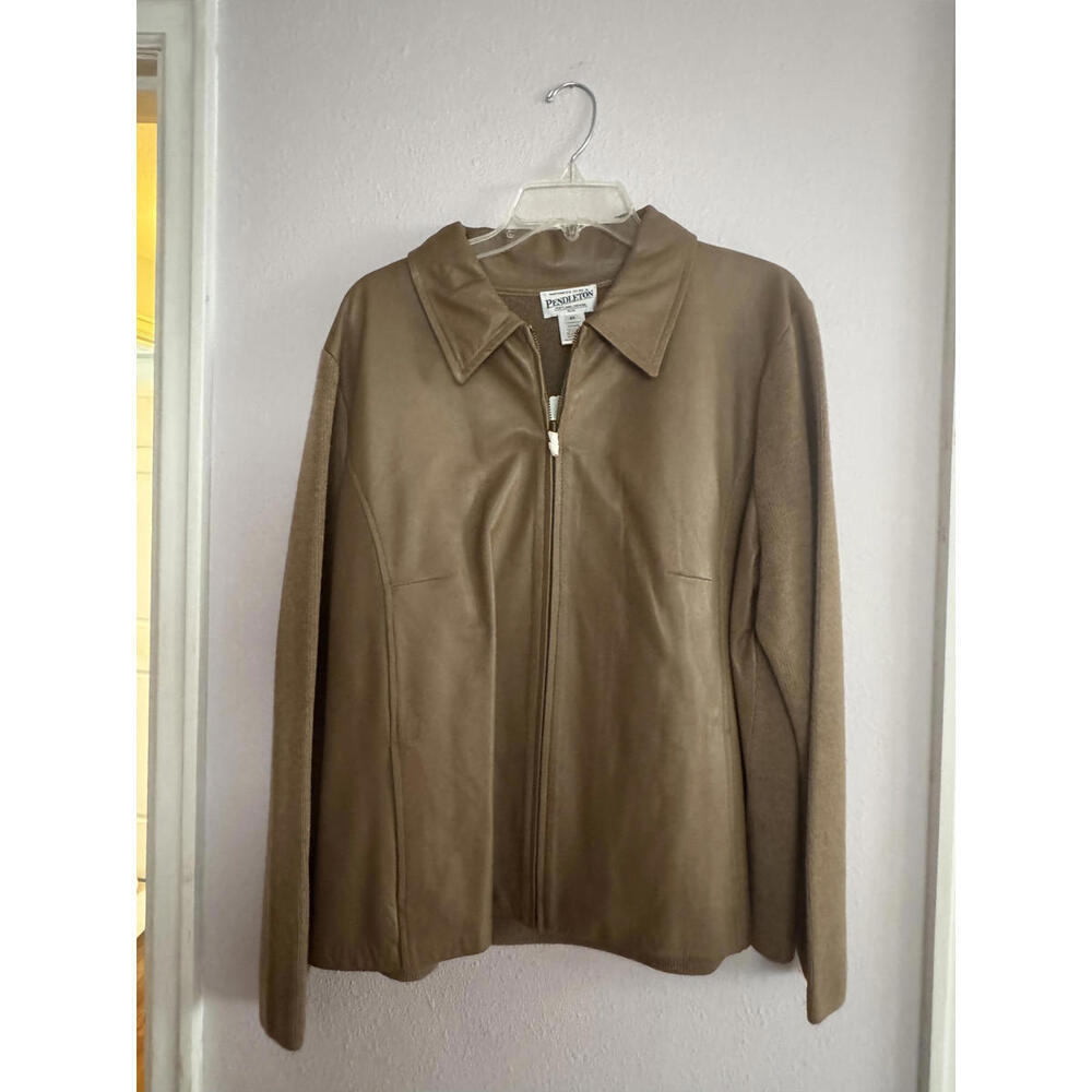 NWT Pendleton Women's Leather Jacket Size 2X